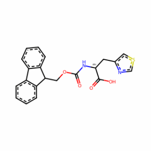 (R)-2-((((9H-Fluoren-9-yl)methoxy)carbonyl)amino)-3-(thiazol-4-yl)propanoic acid