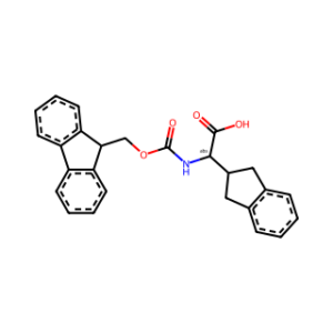 (S)-2-((((9H-Fluoren-9-yl)methoxy)carbonyl)amino)-2-(2,3-dihydro-1H-inden-2-yl)acetic acid
