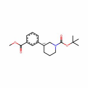 tert-Butyl 3-(3-(methoxycarbonyl)phenyl)piperidine-1-carboxylate