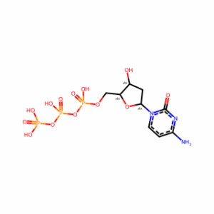 ((2R,3S,5R)-5-(4-Amino-2-oxopyrimidin-1(2H)-yl)-3-hydroxytetrahydrofuran-2-yl)methyl tetrahydrogen triphosphate