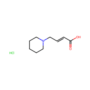 (2E)-4-(1-Piperidinyl)-2-butenoic acid hydrochloride