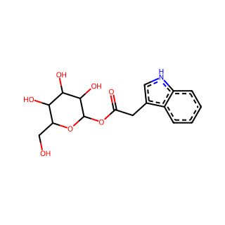 (2S,3R,4S,5S,6R)-3,4,5-Trihydroxy-6-(hydroxymethyl)tetrahydro-2H-pyran-2-yl 2-(1H-indol-3-yl)acetate