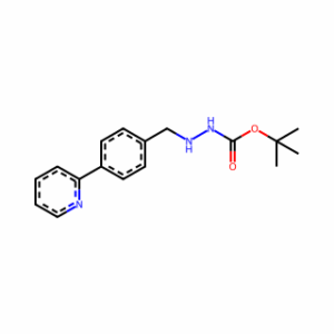 tert-Butyl 2-(4-(pyridin-2-yl)benzyl)hydrazinecarboxylate