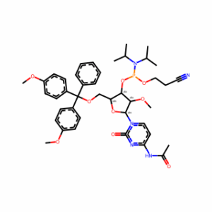 (2R,3R,4R,5R)-5-(4-Acetamido-2-oxopyrimidin-1(2H)-yl)-2-((bis(4-methoxyphenyl)(phenyl);methoxy)methyl)-4-methoxytetrahydrofuran-3-yl (2-cyanoethyl) diisopropylphosphoramidite