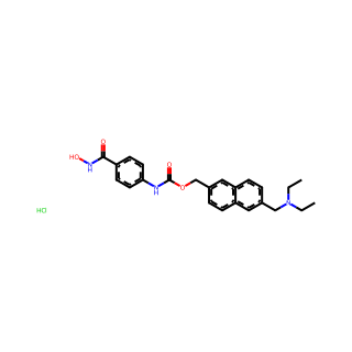 (6-((Diethylamino)methyl)naphthalen-2-yl)methyl (4-(hydroxycarbamoyl)phenyl)carbamate hydrochloride