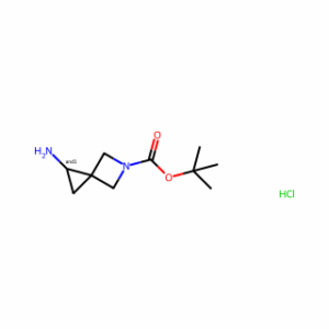 tert-Butyl 1-amino-5-azaspiro[2.3]hexane-5-carboxylate hydrochloride
