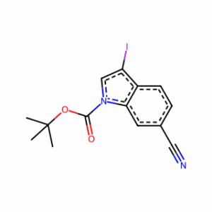 tert-butyl 6-cyano-3-iodo-1H-indole-1-carboxylate