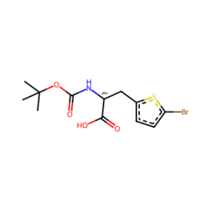 (S)-3-(5-Bromothiophen-2-yl)-2-((tert-butoxycarbonyl)amino)propanoic acid