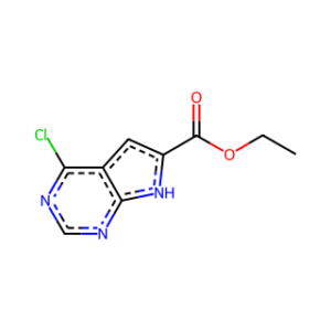 Ethyl 4-chloro-7H-pyrrolo[2,3-d]pyrimidine-6-carboxylate