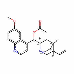 (R)-(6-Methoxyquinolin-4-yl)((1S,2S,4S,5R)-5-vinylquinuclidin-2-yl)methyl acetate