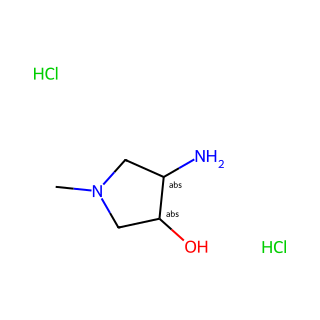 (3R,4S)-Rel-4-amino-1-methylpyrrolidin-3-ol dihydrochloride