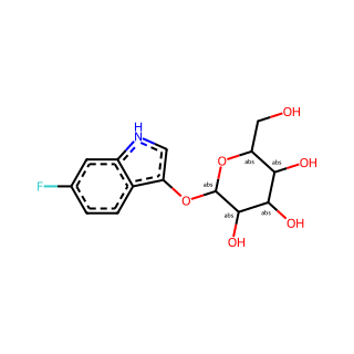 (2S,3R,4S,5R,6R)-2-((6-Fluoro-1H-indol-3-yl)oxy)-6-(hydroxymethyl)tetrahydro-2H-pyran-3,4,5-triol