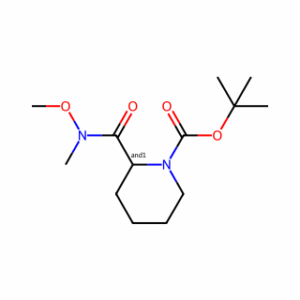 Tert-Butyl 2-(methoxy(methyl)carbamoyl)piperidine-1-carboxylate