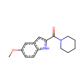 (5-methoxy-1H-indol-2-yl)(piperidin-1-yl)methanone