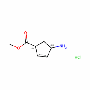 (1S,4R)-Methyl 4-aminocyclopent-2-enecarboxylate hydrochloride