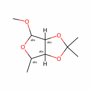 β-D-Ribofuranoside, methyl 5-deoxy-2,3-O-(1-methylethylidene)-