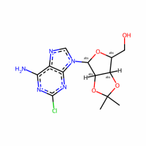 ((3AR,4R,6R,6aR)-6-(6-amino-2-chloro-9H-purin-9-yl)-2,2-dimethyltetrahydrofuro[3,4-d][1,3]dioxol-4-yl)methanol