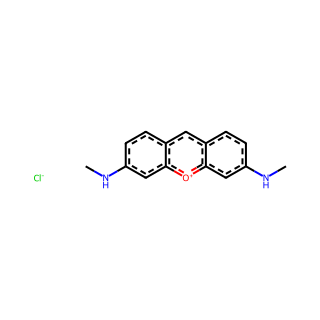 Xanthylium, 3,6-bis(methylamino)-, chloride (1:1)