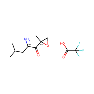(S)-2-Amino-4-methyl-1-((R)-2-methyloxiran-2-yl)pentan-1-one 2,2,2-trifluoroacetate