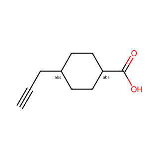 trans-4-(2-Propyn-1-yl)cyclohexanecarboxylic acid