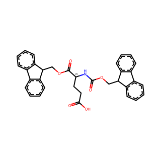 (R)-5-((9H-Fluoren-9-yl)methoxy)-4-((((9H-fluoren-9-yl)methoxy)carbonyl)amino)-5-oxopentanoic acid
