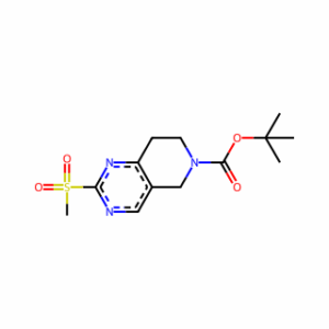 tert-Butyl 7,8-dihydro-2-(methylsulfonyl)pyrido[4,3-d]pyrimidine-6(5H)-carboxylate