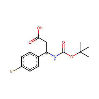(R)-3-(4-Bromophenyl)-3-((Tert-Butoxycarbonyl)Amino)Propanoic Acid