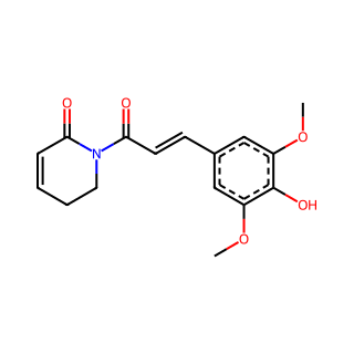 (E)-1-(3-(4-Hydroxy-3,5-dimethoxyphenyl)acryloyl)-5,6-dihydropyridin-2(1H)-one