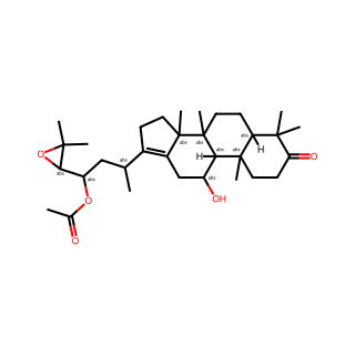 (8α,9β,11β,14β,23S,24R)-23-(Acetyloxy)-24,25-epoxy-11-hydroxydammar-13(17)-en-3-one