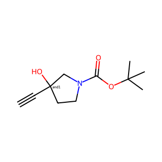 tert-butyl 3-ethynyl-3-hydroxypyrrolidine-1-carboxylate