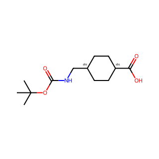 trans-4-(tert-Butoxycarbonylaminomethyl)cyclohexanecarboxylic Acid