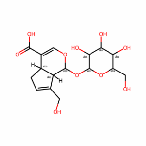 (1S,4aS,7aS)-1-(β-D-Glucopyranosyloxy)-1,4a,5,7a-tetrahydro-7-(hydroxymethyl)cyclopenta[c]pyran-4-carboxylic acid