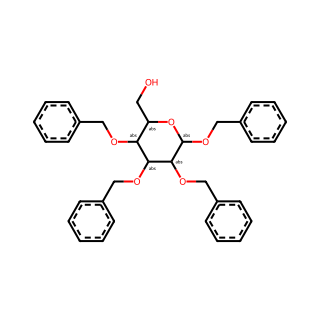 ((2S,3R,4S,5R,6S)-3,4,5,6-Tetrakis(benzyloxy)tetrahydro-2H-pyran-2-yl)methanol