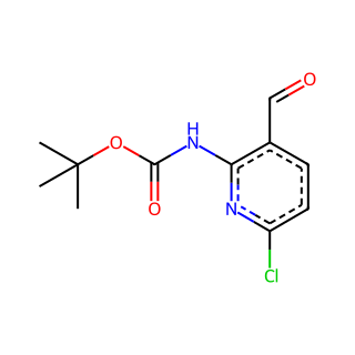 tert-Butyl 6-chloro-3-formylpyridin-2-ylcarbamate