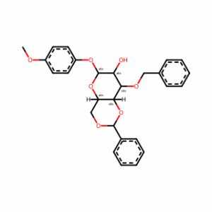 (4aR,6S,7R,8R,8aR)-8-(benzyloxy)-6-(4-methoxyphenoxy)-2-phenylhexahydropyrano[3,2-d][1,3]dioxin-7-ol