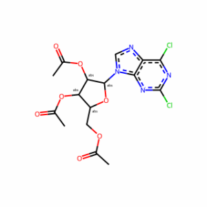 (2R,3R,4R,5R)-2-(Acetoxymethyl)-5-(2,6-dichloro-9H-purin-9-yl)tetrahydrofuran-3,4-diyl diacetate