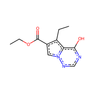 Ethyl 5-ethyl-4-hydroxypyrrolo[1,2-f][1,2,4]triazine-6-carboxylate