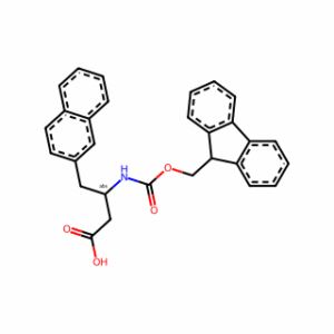 (R)-3-((((9H-Fluoren-9-yl)methoxy)carbonyl)amino)-4-(naphthalen-2-yl)butanoic acid