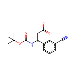 (R)-3-tert-butoxycarbonylamino-3-(3-cyano-phenyl)-propionic acid