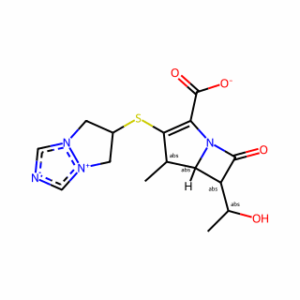 (4R,5S,6S)-3-((6,7-Dihydro-5H-Pyrazolo[1,2-A][1,2,4]Triazol-4-Ium-6-Yl)Thio)-6-((R)-1-Hydroxyethyl)-4-Methyl-7-Oxo-1-Azabicyclo[3.2.0]Hept-2-Ene-2-Carboxylate