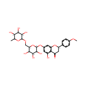 (S)-7-[[6-O-(6-Deoxy-alpha-L-mannopyranosyl)-beta-D-glucopyranosyl]oxy]-2,3-dihydro-5-hydroxy-2-(4-methoxyphenyl)-4H-benzopyran-4-one