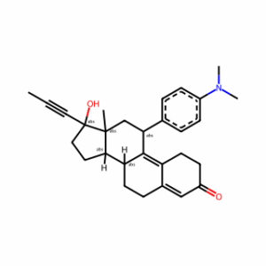 (11β,17β)-11-[4-(Dimethylamino)phenyl]-17-hydroxy-17-(1-propyn-1-yl)estra-4,9-dien-3-one
