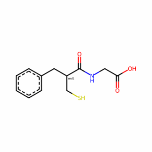 2-[(2-benzyl-3-sulfanylpropanoyl)amino]acetic acid