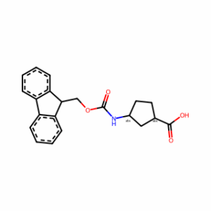 (1R,3S)-3-((((9H-Fluoren-9-yl)methoxy)carbonyl)amino)cyclopentanecarboxylic acid