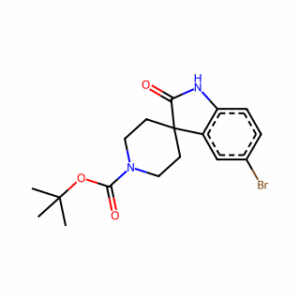tert-Butyl 5-bromo-2-oxospiro[3H-indoline-3,4′-piperidine]-1′-carboxylate