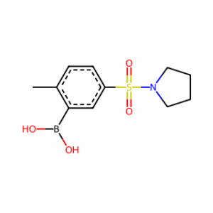(2-Methyl-5-(pyrrolidin-1-ylsulfonyl)phenyl)boronic acid