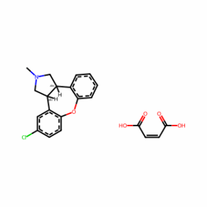 trans-5-Chloro-2-methyl-2,3,3a,12b-tetrahydro-1H-dibenzo[2,3:6,7]oxepino[4,5-c]pyrrole maleate