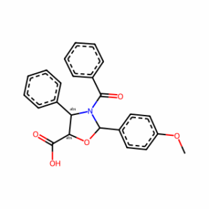 (4S,5R)-3-Benzoyl-2-(4-methoxyphenyl)-4-phenyl-5-oxazolidinecarboxylic acid