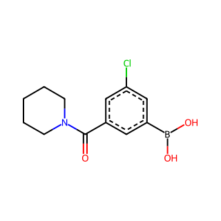 (3-Chloro-5-(piperidine-1-carbonyl)phenyl)boronic acid