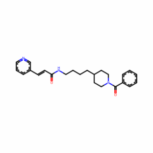 (2E)-N-[4-(1-Benzoyl-4-piperidinyl)butyl]-3-(3-pyridinyl)-2-propenamide